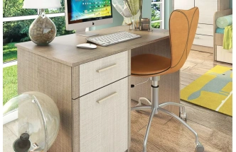 Стол Юта компьютерный, Крослайн карамель/Латте