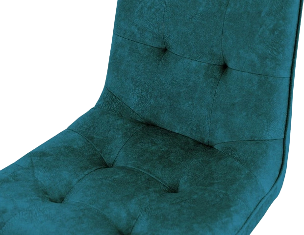 Стул Бордо, мягкий, милано 08, велюр, каркас паук черный 