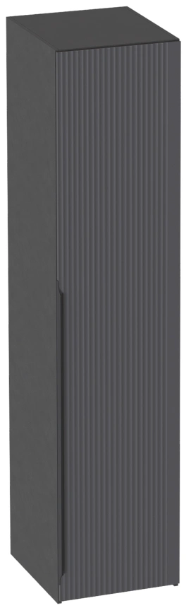 Шкаф однодверный Нора, распашной для одежды, металл бруклин / графит 