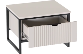 Тумба прикроватная Нора, с ящиком, персидский жемчуг