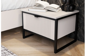 Тумба прикроватная Нора, с ящиком, персидский жемчуг