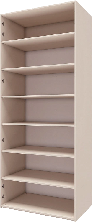 Шкаф двухдверный Лаура 5, распашной с зеркалом, кашемир серый