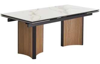 Обеденный раздвижной стол Страдивари 180, 116 BG, керамика, дуб американский