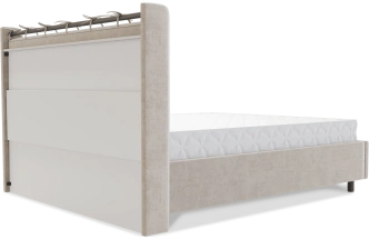 Кровать Женева 3, мягкая, двуспальная, 180x200, Ловерс 06