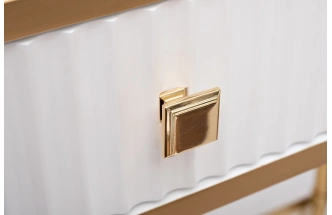 Туалетный столик KFG166, белый / золото