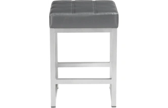 Табурет Khurkroks, серый полимер / светлый мусс