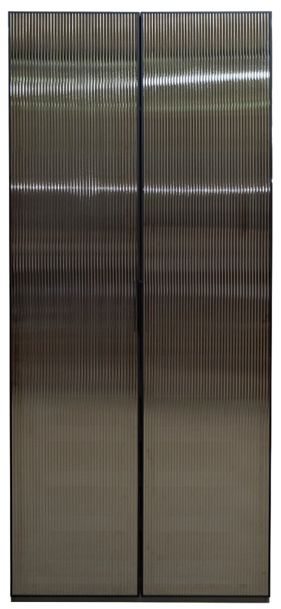 Шкаф двухдверный Alto, 100x57x228.5, распашной с ящиками, серый кобальт 