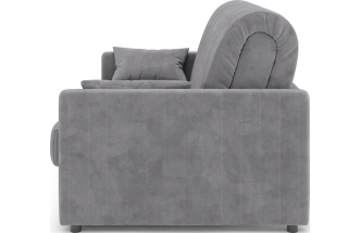 Диван прямой Хилтон 140, модель 139, Ultra Grey (серый) / венге