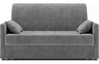 Диван прямой Хилтон 140, модель 139, Ultra Grey (серый) / венге