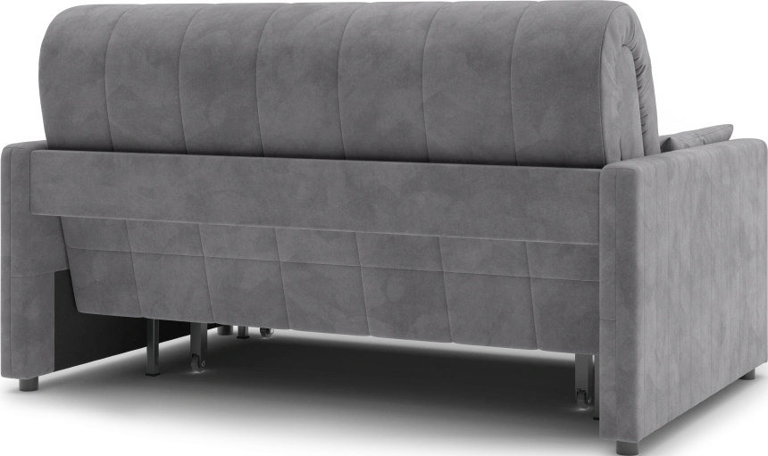 Диван прямой Хилтон 140, модель 139, Ultra Grey (серый) / венге