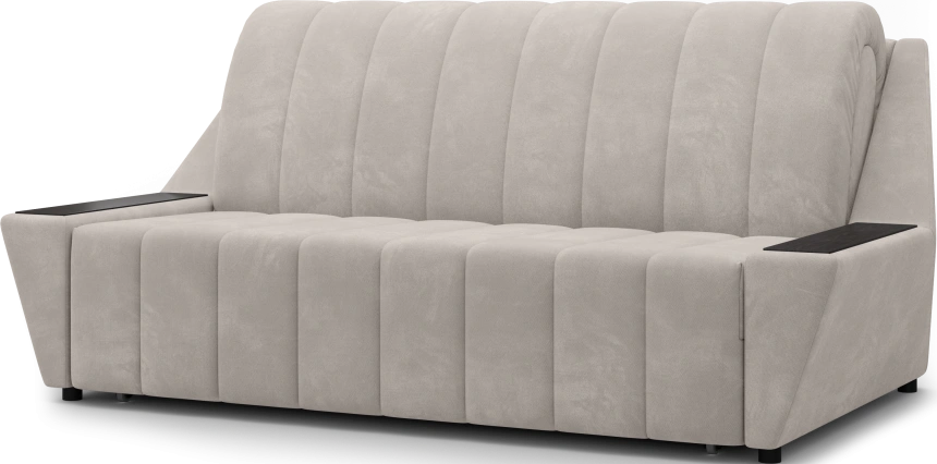 ​Диван прямой Канзас 160, модель 065, Maxx 100 (бежевый) / венге