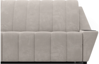 Диван прямой Канзас 160, модель 065, Maxx 100 (бежевый) / венге