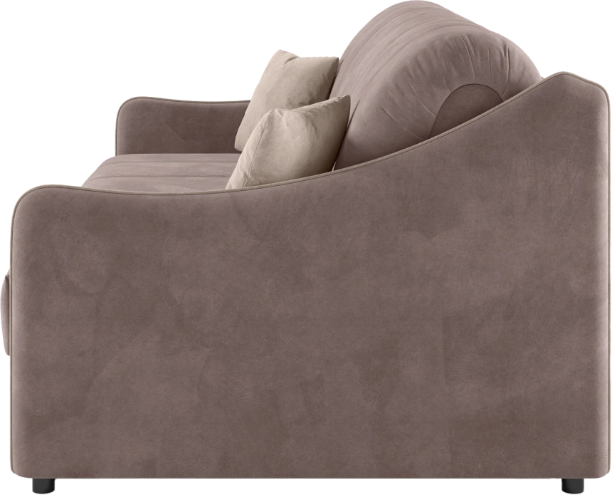 ​Диван прямой Дели 140, модель 032, Ultra Stone​ / Ultra Sand​ (коричневый​)