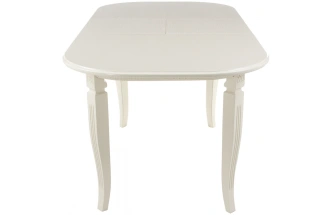 Кухонный раздвижной стол Romeo, молочный без патины