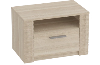 Тумба прикроватная Элана, с ящиком, дуб сонома