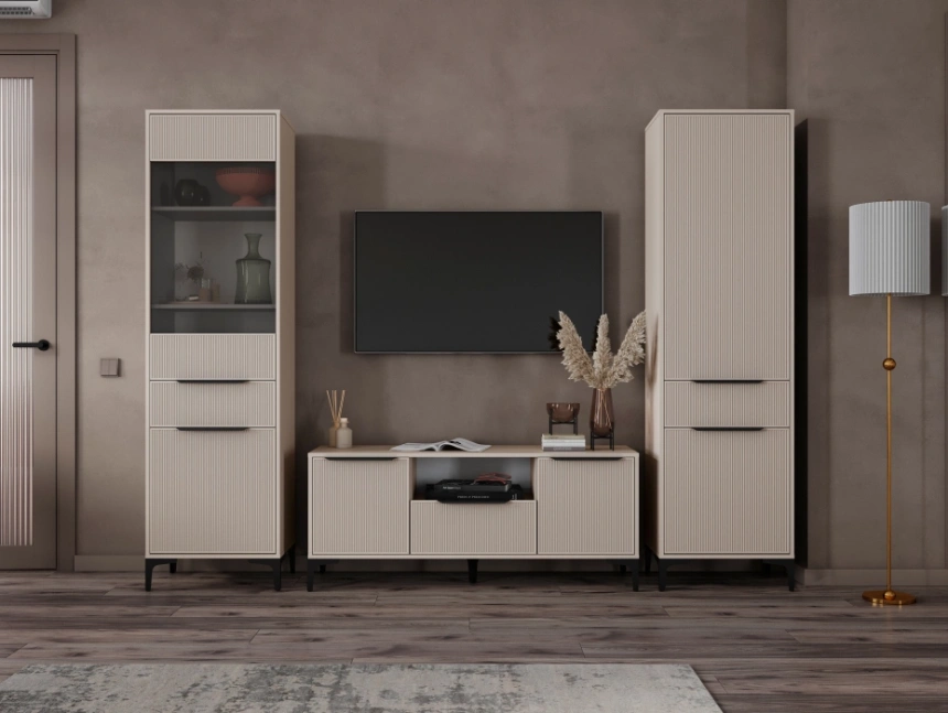 Модульная гостиная Иадама, комплектация 5, кашемир / кашемир