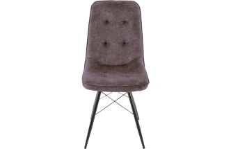 Стул Бордо, мягкий, милано 09, велюр, каркас паук черный