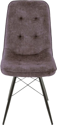 Стул Бордо, мягкий, милано 09, велюр, каркас паук черный 