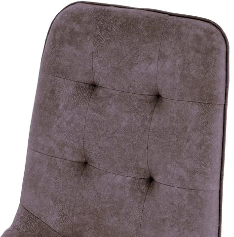 Стул Бордо, мягкий, милано 09, велюр, каркас паук черный 