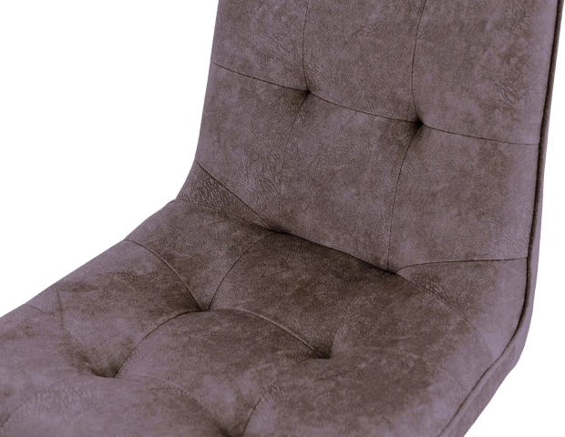 Стул Бордо, мягкий, милано 09, велюр, каркас паук черный 