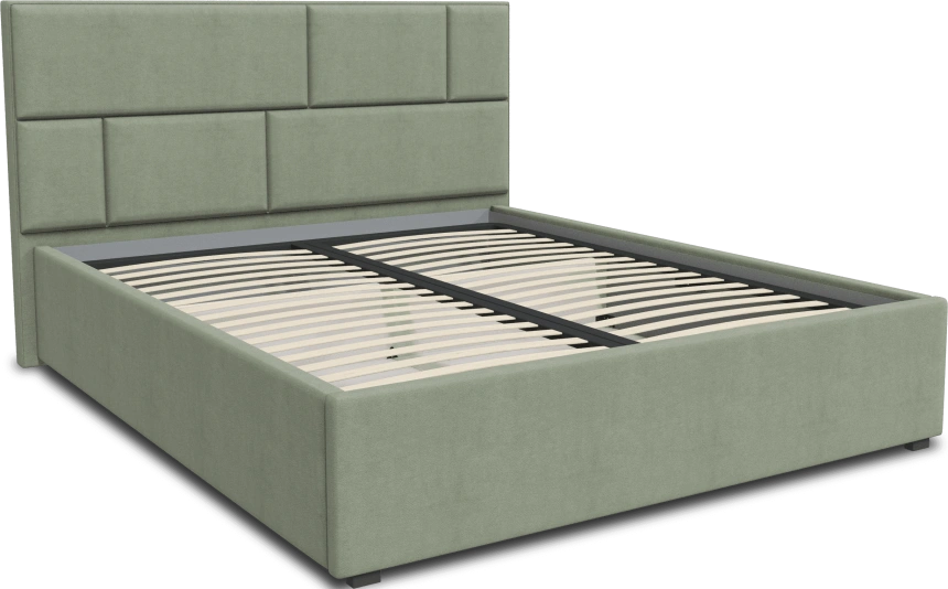 Кровать Невада 1, мягкая, двуспальная, 160x200, Боска 16