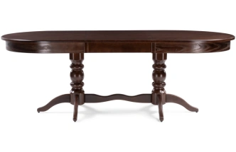 Обеденный раздвижной стол Дейвер, 160(220)х100х76, орех темный