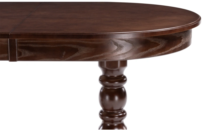 Обеденный раздвижной стол Дейвер, 160(220)х100х76, орех темный