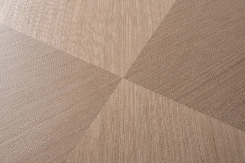 Обеденный стол 58DB-17035, 300x120x77, МДФ, Шпон, светло-коричневый / серый 