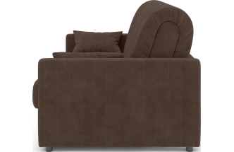 Диван прямой Хилтон 140, модель 139, Ultra Chocolate (шоколадный) / венге