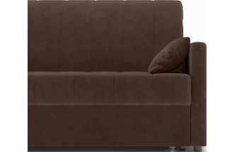 Диван прямой Хилтон 140, модель 139, Ultra Chocolate (шоколадный) / венге