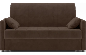 Диван прямой Хилтон 140, модель 139, Ultra Chocolate (шоколадный) / венге