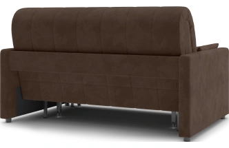 Диван прямой Хилтон 140, модель 139, Ultra Chocolate (шоколадный) / венге