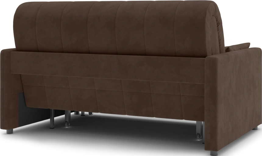 ​Диван прямой Хилтон 140, модель 139, Ultra Chocolate​ (шоколадный) / венге