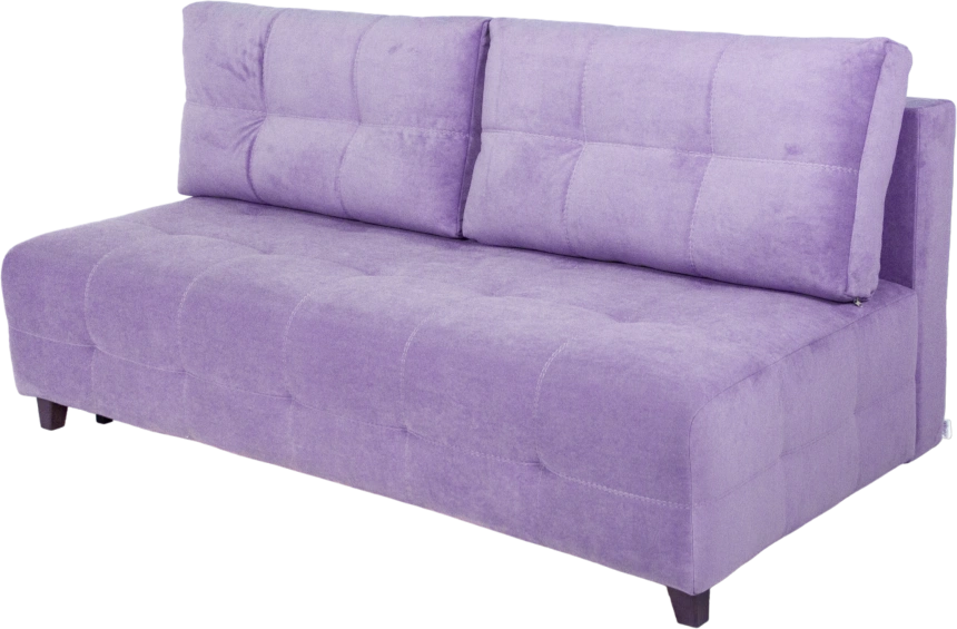 Диван прямой Бали 4 без боковин, Candy lavender