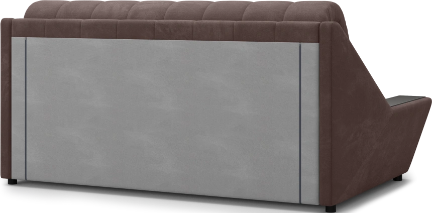 Диван прямой Канзас 160, модель 065, Maxx 235 (коричневый) / венге