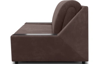 Диван прямой Канзас 160, модель 065, Maxx 235 (коричневый) / венге