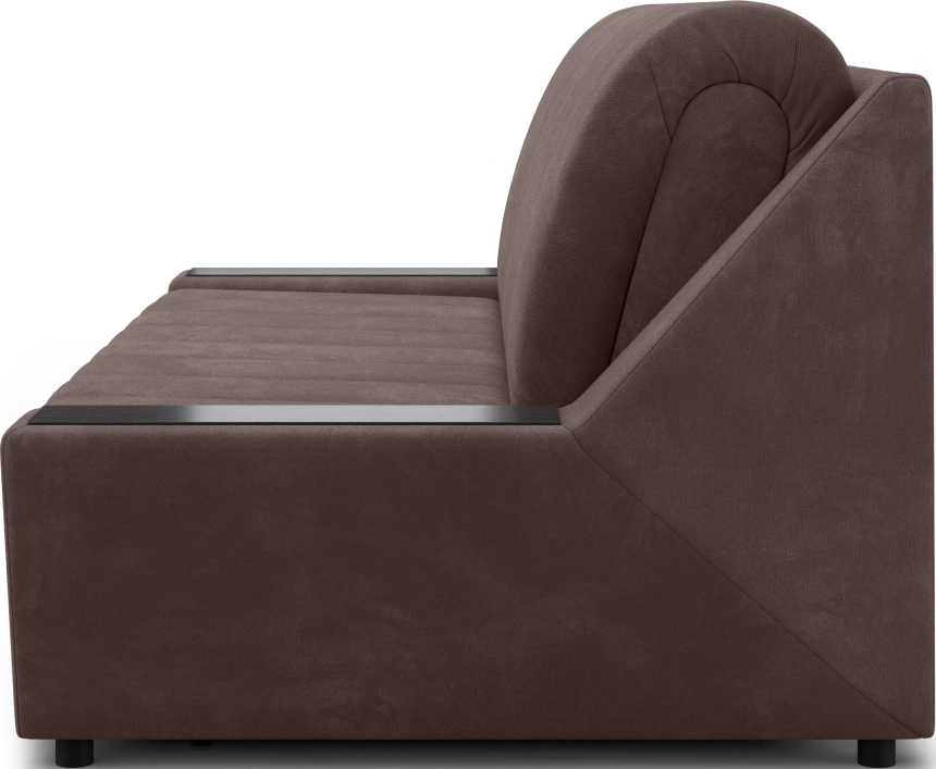 Диван прямой Канзас 160, модель 065, Maxx 235 (коричневый) / венге