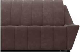 Диван прямой Канзас 160, модель 065, Maxx 235 (коричневый) / венге