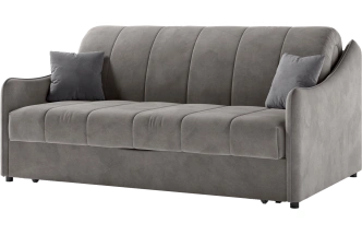 Диван прямой Дели 140, модель 032, Ultra Dove / Ultra Grey (бежевый)