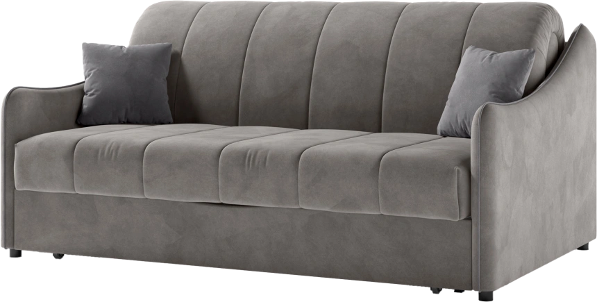 ​Диван прямой Дели 140, модель 032, Ultra Dove​ / Ultra Grey​ (бежевый)