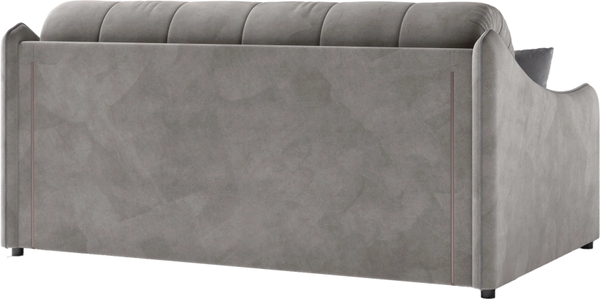 ​Диван прямой Дели 140, модель 032, Ultra Dove​ / Ultra Grey​ (бежевый)