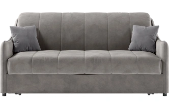 Диван прямой Дели 140, модель 032, Ultra Dove / Ultra Grey (бежевый)