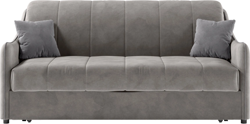 ​Диван прямой Дели 140, модель 032, Ultra Dove​ / Ultra Grey​ (бежевый)