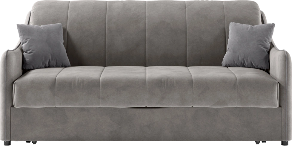 ​Диван прямой Дели 140, модель 032, Ultra Dove​ / Ultra Grey​ (бежевый)