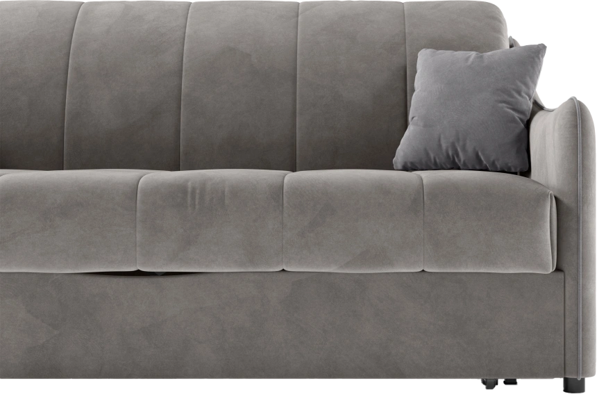 ​Диван прямой Дели 140, модель 032, Ultra Dove​ / Ultra Grey​ (бежевый)