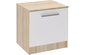 Тумба прикроватная Илга, Дуб сонома/Белый