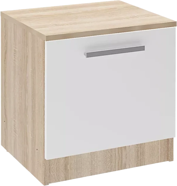 Тумба прикроватная Илга, Дуб сонома/Белый