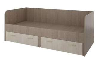 Кровать Юта 200x90, Крослайн карамель/Латте