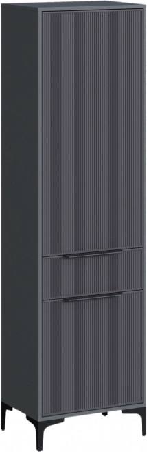 Модульная гостиная Иадама, комплектация 5, графит / графит софт