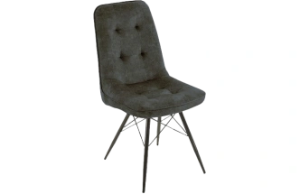 Стул Бордо, мягкий, милано 12, велюр, каркас паук черный